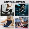 12 Pcs Fabric Resistance Bands for Working Out Booty Workout Stretch Exercise Bands Non Slip for Legs Squat Resistance Loop for Women Men Starter Butt Hip Thigh Fitness (Gray,Medium Resistance) view 4
