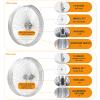 TRACER 26"*4.0 Beach Cruiser Bicycle Coaster Brake Wheelset, Polish Front and Rear Rims Set view 2