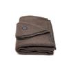 Arcturus Military Wool Blanket - Warm, Thick, Washable - Great for Outdoors, Camping, Stadium Blanket, Picnics, Travel - Car & Bushcraft Survival Kits, Large 64in x 88in 4.5 lb - Chocolate view 1
