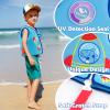 Pottwal Swim Vest for Kids - Swim Jacket for 1-2 Years (24-33LBS) - Made of Neoprene & EPE - with Adjustable Crotch Strap - Sea Blue view 4