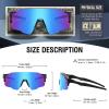 DUCO Sports Sunglasses for Men Women Fishing Cycling Mountain Bike Sun Glasses UV400 Protection 0042 view 3