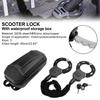 Areyourshop Motorcycle Bike Electric Scooter Lock with Key 60cm Chain Lock Anti Theft W/Bag view 2
