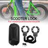 Areyourshop Motorcycle Bike Electric Scooter Lock with Key 60cm Chain Lock Anti Theft W/Bag view 3