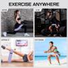 12 Pcs Fabric Resistance Bands for Working Out Booty Workout Stretch Exercise Bands Non Slip for Legs Squat Resistance Loop for Women Men Starter Butt Hip Thigh Fitness (Lilac,Light Resistance) view 3
