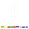 BLUEWING 18" Upgraded Fishing Spreader Bar Formation with 6" Floating Squids and 316 Stainless Steel Rod Offshore Spreader Bar for Wahoo Tuna Marlin Mahi Mahi, Luminous view 1