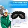 FOCUHUNTER OTG Ski Goggles Over Glasses Ski Snowboard Goggles Anti Fog, 100% UV Protection Snow Goggles for Men Women Adult (Vlt 15%) view 2