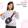 COSHAYSOO Initial Letter Fanny Pack for Girls Personalized Christmas Birthday Gifts for 6 7 8 9 10 11 12 Year Old Teen Girl, Girly Fashion Crossbody Purse Belt Bag Preteen Tween Trendy Stuff Black T view 4