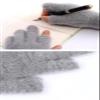 Icegrey Adult Kids Winter Warm Gloves Thickened Solid Color Cashmere Gloves Pink Medium view 2
