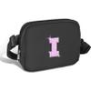 COSHAYSOO Initial Letter Fanny Pack for Girls Personalized Christmas Birthday Gifts for 6 7 8 9 10 11 12 Year Old Teen Girl, Girly Fashion Crossbody Purse Belt Bag Preteen Tween Trendy Stuff Black I view 1