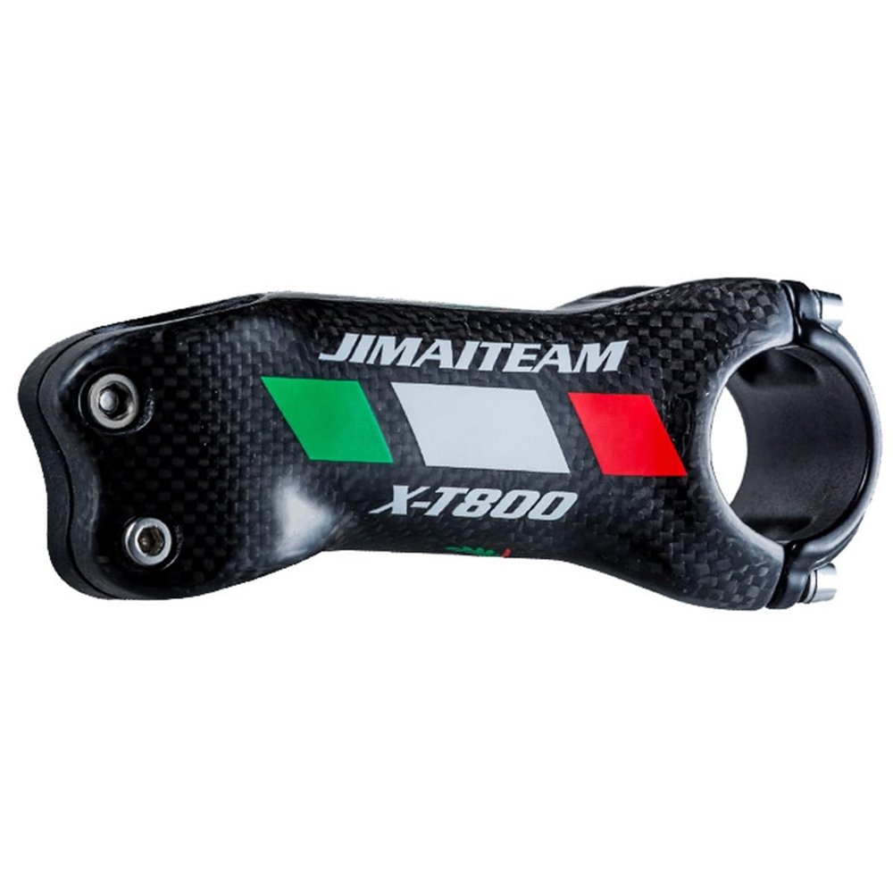FukkeR Mountain Bike Stem 31.8mm 70/80/90/100/110/120/130mm Bike Handlebar Stem 17 Degree Carbon Fiber Mountain Bikes Stem for Road Cycling BMX XC AM FR DH (Color : Black, Size : 70mm)