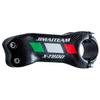 FukkeR Mountain Bike Stem 31.8mm 70/80/90/100/110/120/130mm Bike Handlebar Stem 17 Degree Carbon Fiber Mountain Bikes Stem for Road Cycling BMX XC AM FR DH (Color : Black, Size : 70mm) view 1