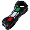 FukkeR Mountain Bike Stem 31.8mm 70/80/90/100/110/120/130mm Bike Handlebar Stem 17 Degree Carbon Fiber Mountain Bikes Stem for Road Cycling BMX XC AM FR DH (Color : Black, Size : 70mm) view 3