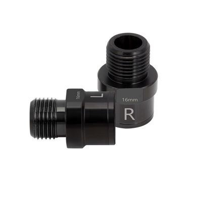 Wokyo Bicycle Pedal Extenders Pedal Extension Spacer Extension Shaft 16mm, for Outdoor Sports Bikes, Black
