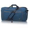 Fmeida 65L Duffle Bag with Shoes Compartment, Foldable Travel Duffel Bags for Men Women, Large Packable Travel Bag Water Repellent & Tear Resistant (Blue) view 1