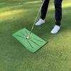 Golf Training Mat, Small Golf Impact Practice Hitting Mats, Feedback Golf Swing Aid Equipment for Outdoor Indoor Golf Playing view 3