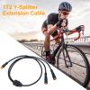 EDENCOMERS Electric Bicycle 1T2 Extension Cable Y-Split Extension Wire with Waterproof Connector for Ebike Light, Gear Sensor and Brake in Ebike Modification Kit (1T2 3pin 7") view 2