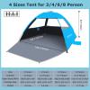 Venustas Beach Tent Sun Shelter for 3/4-5/6-7/8-10 Person, UPF 50+ UV Protection Beach Canopy, Lightweight and Easy Setup Cabana, Portable Shade Tent view 2