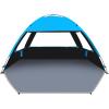 Venustas Beach Tent Sun Shelter for 3/4-5/6-7/8-10 Person, UPF 50+ UV Protection Beach Canopy, Lightweight and Easy Setup Cabana, Portable Beach Shade Tent view 1