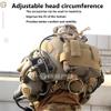 KLYso PJ Tactical Fast Helmet Set & Telescope Models & Pickup Noise-canceling Headphones&Used for Training Hunting CS Game Kit (Color : T1) view 3