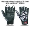 BTR BORN TO RACE Wheelchair User Gloves Set Mobility Disability Fingerless Long Thumb Leather Palm Workout Weight Lifting, Cycling Gloves Set (Green Camo/Grey Camo (2-Pack), XXL) view 3
