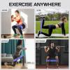 12 Pcs Fabric Resistance Bands for Working Out Booty Workout Stretch Exercise Bands Non Slip for Legs Squat Resistance Loop for Women Men Starter Butt Hip Thigh Fitness (Dark Purple,Heavy Resistance) view 4
