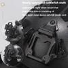 KLYso for Hunting, Shooting Halloween Cosplay CS Games Tactical Helmet Set with Adjustable Visor Goggles and Mask (Color : T1) view 4