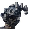 KLYso PJ Tactical Fast Helmet Set & Telescope Models & Pickup Noise-canceling Headphones&Used for Training Hunting CS Game Kit (Color : BK5) view 1