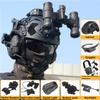 KLYso PJ Tactical Fast Helmet Set & Telescope Models & Pickup Noise-canceling Headphones&Used for Training Hunting CS Game Kit (Color : BK5) view 2
