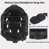 KLYso for Outdoor CS Paintball Hunting Cosplay Halloween Airsoft Military Fast Helmet, Game Sets with Tactical Headset & Goggles & Telescope Model (Color : BK4) view 4