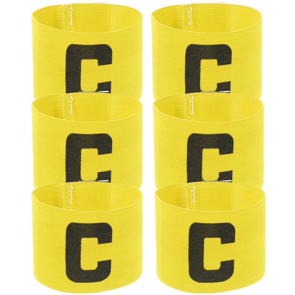 Toddmomy 6pcs Soccer Captain Armband Wear-Resistant Bands for Team Sports Bright Colors for Easy Identification for Football Basketball and Volleyball