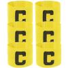 Toddmomy 6pcs Soccer Captain Armband Wear-Resistant Bands for Team Sports Bright Colors for Easy Identification for Football Basketball and Volleyball view 1