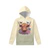 WELLFLYHOM Highland Cow Hoodie Kids Graphic Hooded Sweatshirt for Girls Boys 14-16 Long Sleeve Pullover Top Hoodie Loose Comfy Fall Clothes Workout Sweater Shirts Outfits view 1