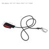 QANYEGN Kayak Paddle Safety Rope with Grommets, Retractable Coiled Tether, Kayak Paddle Rope, Securely Fastened While Paddling(Black) view 3