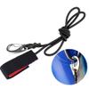 QANYEGN Kayak Paddle Safety Rope with Grommets, Retractable Coiled Tether, Kayak Paddle Rope, Securely Fastened While Paddling(Black) view 4