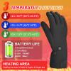 Hinsole Heated Gloves for Men Women, Rechargeable Heated Work Gloves, Easy Hand Warming Touch Screen Glove for Skiing Hiking view 2