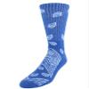 CTM Men's Asombroso Bandana Socks (1 Pair), Royal Blue view 2