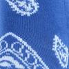 CTM Men's Asombroso Bandana Socks (1 Pair), Royal Blue view 4