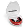 Hayabusa Combat Sports Mouth Guard Youth, Kids and Adult Sizes Comes with Case - Red/Black, Adult view 1