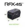 Viridian RFX45 Closed Emitter Green Dot Sight, ACRO Compatible, Instant-ON, Black (RFX45- High Mount) view 4