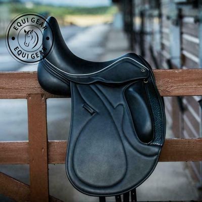 EQUIGEAR Premium Horse Dressage Leather All Purpose Equestrian Excellence Horse Saddle Size 14" inches - 18" inches Seat Available A10 (14 Inches)