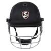 SG Blaze Tech Cricket Helmet | Black | Large | Polypropylene | Unisex | Lightweight | High-Density EVA Lining | Adjustable Strap | Ventilation Holes | 6 Vent Grill | Comfortable Fit view 2