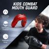 Hayabusa Combat Sports Mouth Guard Youth, Kids and Adult Sizes Comes with Case - Red/Black, Youth view 2