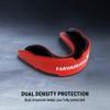 Hayabusa Combat Sports Mouth Guard Youth, Kids and Adult Sizes Comes with Case - Red/Black, Youth view 4