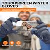 FEWTUR Winter Gloves for Women Men Cold Weather - Water ResistantThermal Gloves for Men view 3