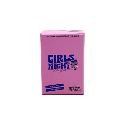 Island Dogs Let's Drink to That - Girls Night Out Edition - The Ultimate Drinking Game for The Girls - 100 Cards