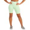 allbrand365 designer Womens Activewear High-Rise Pocket Bike Shorts Size X-Small Pistachio Green view 2