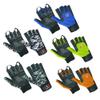 BTR BORN TO RACE Wheelchair User Gloves Set Mobility Disability Fingerless Long Thumb Leather Palm Workout Weight Lifting, Cycling Gloves Set (Hiviz/Blue/Orange/Green Camo/Grey Camo (5-Pack), L) view 1