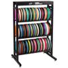 MVP Disc Sports Disc Station Disc Storage Rack (3 Shelf/Black) view 1