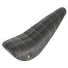 ALTALINE Two Lined Square Stitched Vinyl 20" Bicycle Banana Saddle/Seat, Multiple Colors (Black) view 1