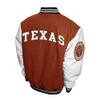 Franchise Club Mens Graduate Wool Varsity Letterman Jacket (Texas, Large) view 2